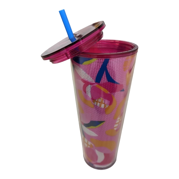 NWT RARE Starbucks 2023 New Spring Release Pink Blue Floral Tumbler - Picture 3 of 5